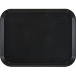 Schwarze Rechteckige Eckige Tabletts aus Kunststoff 24-teilig 