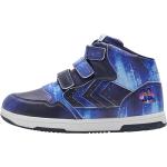 Blaue Hummel Camden High Top Sneaker & Sneaker Boots mit Klettverschluss aus Kunstleder für Kinder Größe 36 