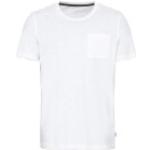 Weiße Halblangärmelige Camel Active Rundhals-Ausschnitt Shirts mit Tasche aus Baumwolle für Herren Größe XXL 