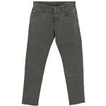 Grüne Camel Active Slim Fit Jeans mit Reißverschluss aus Baumwolle für Herren Weite 34 