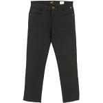 Schwarze Camel Active Forever 5-Pocket Jeans mit Reißverschluss aus Denim für Herren Weite 36 