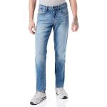 Reduzierte Hellblaue Camel Active Slim Fit Jeans aus Denim für Herren Weite 36 