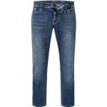 Blaue Bestickte Camel Active Slim Fit Jeans aus Baumwolle für Herren Weite 33, Länge 32 