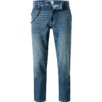 Reduzierte Indigofarbene Bestickte Camel Active Jeans mit Stickerei aus Baumwolle für Herren Weite 33, Länge 30 