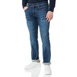 Blaue Camel Active 5-Pocket Jeans mit Reißverschluss aus Baumwolle für Herren Weite 34 
