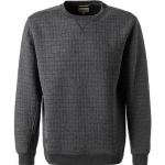 Graue Melierte Casual Camel Active Herrensweatshirts aus Baumwollmischung Größe 3 XL für den für den Herbst 