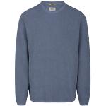 Blaue Camel Active Rundhals-Ausschnitt Strickpullover aus Baumwolle für Herren Größe 3 XL für den für den Herbst 