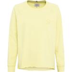 Gelbe Camel Active Rundhals-Ausschnitt Damensweatshirts aus Baumwolle Größe S 