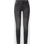 Reduzierte Dunkelgraue Camel Active Skinny Jeans mit Reißverschluss aus Baumwollmischung für Damen Weite 29, Länge 30 