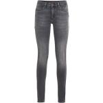 Schwarze Camel Active Slim Fit Jeans aus Baumwolle für Damen Weite 26, Länge 30 