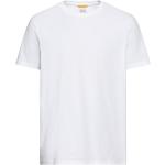 Reduzierte Weiße Halblangärmelige Camel Active Rundhals-Ausschnitt T-Shirts aus Jersey für Herren Größe 3 XL 