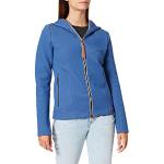 Reduzierte Blaue Camel Active Zip Hoodies & Sweatjacken mit Reißverschluss aus Baumwollmischung für Damen Größe XL 