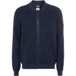 Blaue Camel Active Herrensweatshirts mit Reißverschluss aus Baumwolle Größe 3 XL 