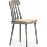 Graue Möbel-Eins Holzstühle lackiert aus Massivholz Breite 0-50cm, Höhe 0-50cm, Tiefe 0-50cm 