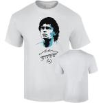 Camiseta blanca Diego Maradona Dios 10 Futbol Argentinien Calidad Algodon 190grs Unisex