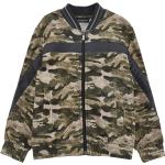 Reduzierte Camouflage MONNALISA Bomberjacken für Kinder & Fliegerjacken für Kinder mit Reißverschluss aus Baumwolle für Jungen 