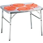 Camp Active Klapptisch - Höhenverstellbare Tischfüße - Ultraleicht aus Aluminium - 75x55x60cm