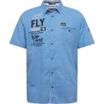 Reduzierte Blaue Casual Camp David Hemden mit Kent-Kragen für Herren - versandkostenfrei 