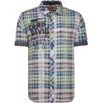 Reduzierte Bunte Karo Camp David Hemden mit Kent-Kragen für Herren Große Größen - versandkostenfrei 