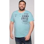 Reduzierte Camp David Henleykragen T-Shirts mit Meer-Motiv für Herren Größe 3 XL für den für den Sommer 