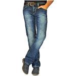 Blaue Camp David Blue Bootcut Jeans mit Reißverschluss aus Denim für Herren Weite 29 