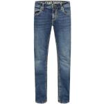 Reduzierte Blaue Camp David Blue Jeans mit dicken Nähten mit Reißverschluss aus Denim für Herren Weite 38 