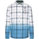Himmelblaue Karo Camp David Blue Regular Fit Hemden für Herren Größe 3 XL 