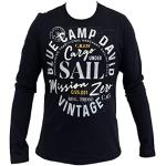 Langärmelige Camp David T-Shirts für Herren Größe L 