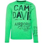 Grüne Langärmelige Camp David T-Shirts für Herren Größe XXL 