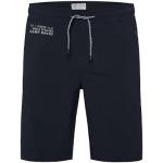 Camp David Herren Leichte Lauf-Shorts mit reflektierenden Prints Blue Navy XXL