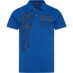 Marineblaue Halblangärmelige Camp David Herrenpoloshirts & Herrenpolohemden aus Baumwolle Größe 3 XL 