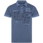 Reduzierte Blaue Camp David Herrenpoloshirts & Herrenpolohemden aus Twill Größe 3 XL 