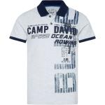 Hellgraue Halblangärmelige Camp David Herrenpoloshirts & Herrenpolohemden aus Baumwolle Größe XXL 