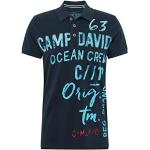 Marineblaue Camp David Herrenpoloshirts & Herrenpolohemden Größe M 