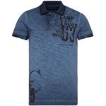 Marineblaue Camp David Bio Herrenpoloshirts & Herrenpolohemden aus Baumwolle Größe L 
