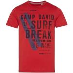 Camp David Herren T-Shirt mit Label Print Mission Red XXXL