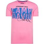 Pinke Camp David T-Shirts für Herren Größe XL 