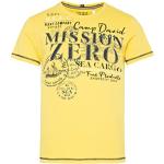 Gelbe Camp David T-Shirts für Herren Größe XXL 