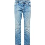 Reduzierte Hellblaue Unifarbene Camp David Straight Leg Jeans mit Reißverschluss für Herren 