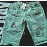 Olivgrüne Camp David Jeans-Bermudas aus Denim für Herren Größe XL 
