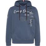 Reduzierte Blaue Bestickte Camp David Herrenhoodies & Herrenkapuzenpullover aus Baumwolle mit Kapuze Größe 3 XL 