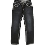 Dunkelblaue Camp David New Connor Straight Leg Jeans mit Reißverschluss aus Baumwolle für Herren Weite 30 