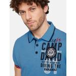 Reduzierte Blaue Maritime Camp David Herrenpoloshirts & Herrenpolohemden aus Baumwolle Größe XL 