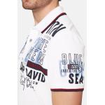 Reduzierte Weiße Bestickte Maritime Camp David Herrenpoloshirts & Herrenpolohemden aus Baumwolle Größe XL 