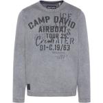Reduzierte Graue Camp David Strickpullover aus Baumwolle für Herren Größe 3 XL 