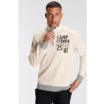 Melierte Camp David Herrensweatshirts aus Baumwollmischung Größe 3 XL 