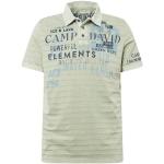 Reduzierte Grüne Camp David Bio T-Shirts aus Baumwolle für Herren Größe M 1-teilig 