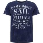 Reduzierte Dunkelblaue Camp David T-Shirts aus Baumwolle für Herren Größe M 1-teilig 