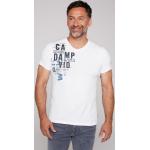 Reduzierte Casual Camp David V-Ausschnitt T-Shirts für Herren Größe M 