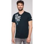 Reduzierte Casual Camp David V-Ausschnitt T-Shirts für Herren Größe M 